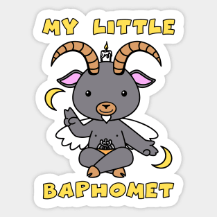 My Little Baphomet Sticker